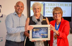 Christchurch Business Awards Winner Employee of the Year Alice Smee