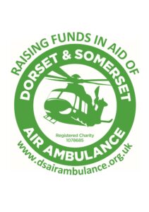 In aid of Dorset & Somerset Air Ambulance logo