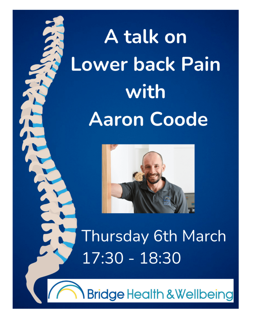 Lower Back Pain Talk March 25 1